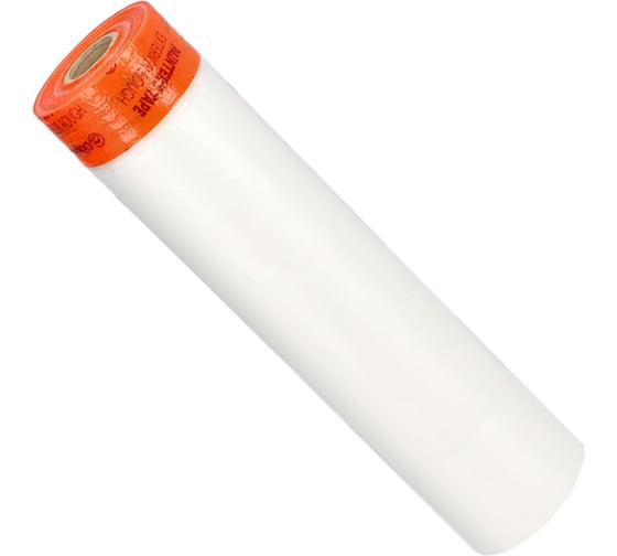 Защитная пленка с лентой Blue Dolphin Exterior Tape PLASTERING & STUCCO PRO-MASKER, 210 cм x 15 м (20) MO210_70005