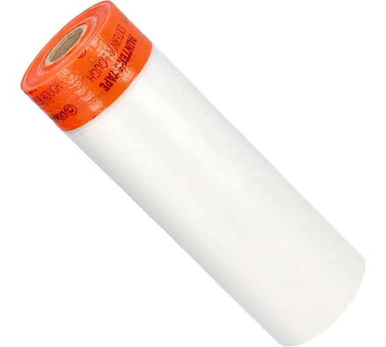 Защитная пленка с лентой Blue Dolphin Exterior Tape PLASTERING & STUCCO PRO-MASKER, 160 cм x 15 м (28) MO160_70012