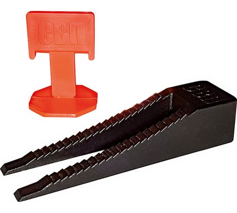 Система выравнивания плитки набор (50 шт; зажим Флажок + клин) РемоКолор 47-1-003