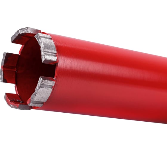 Коронка DERZHI для алмазного сверления 52х450/470мм, 5 сегментов, резьба 1 1/4UNC 450-052