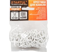 Крестики для укладки плитки 2.5 мм, 200 штук Standart STARTUL ST4302-25