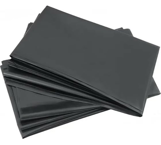 Мешки для мусора PACK INNOVATION 300 л ПВД 50 мкм черный, пластик 10 шт IP00Mm.PVD0300.00.50-10 1