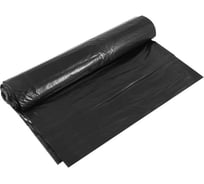 Мешки для мусора с завязками 10 шт, 120 л, 25 мкм, ПВД, черные РемоКолор 61-1-122
