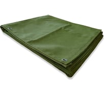 Полог брезентовый влагостойкий 7x12 м, 500 г/м2 Промышленник ПБВ500712