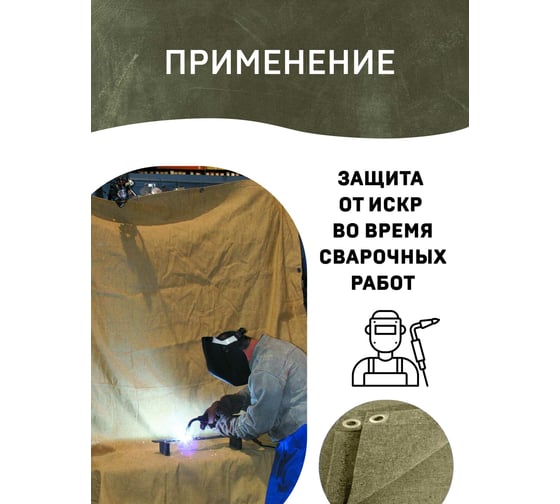 Полог брезентовый ОП 2х3 -11235 Rendell 00-00002946