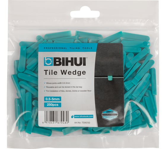 Клинья регулировочные для укладки плитки 250 шт BIHUI TSW250