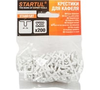 Крестики для укладки плитки Standart 2 мм, 200 шт STARTUL ST4302-20