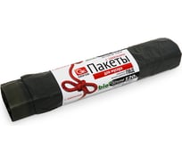 Пакеты для мусора с завязками 120 л, 5 шт в рулоне GRIFON 101-018