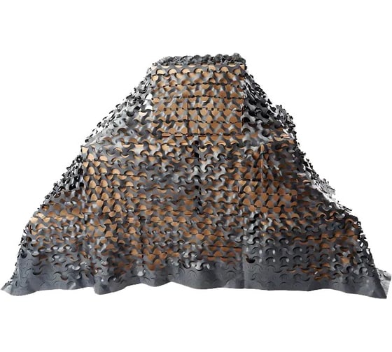 Декоративная маскировочная сеть 5000x2300 мм, оксфорд 240, серый Tplus T020388