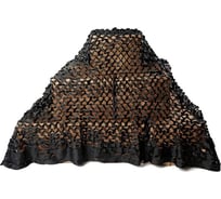 Декоративная маскировочная сеть 6000x2300 мм, оксфорд 240, черный Tplus T020407