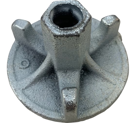 Гайка литая оцинкованная 100 мм, 25 шт Промышленник Г3Р100Ц 1