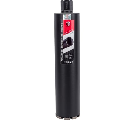 Сверло алмазное сегментное мокр. Diam 102x400х9x1,1/4UNC серия Мастер (бетон) 312014