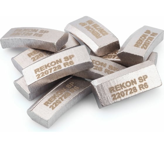 Cегмент Soft Pro для алмазных коронок 92-126 мм (10 шт; R6; 24x4.0x10 мм) REKON 045006-10 1