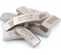 Cегмент Soft Pro для алмазных коронок 62-82 мм (10 шт; R5; 24x4.0x10 мм) REKON 045005-10