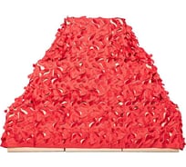 Декоративная маскировочная сеть S-образная 3000x1430 мм, оксфорд 210, красный Tplus T020852