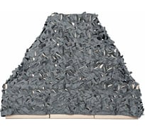 Декоративная маскировочная сеть S-образная 4000x1430 мм, оксфорд 240, серый Tplus T020876