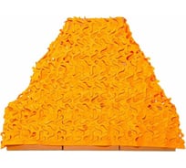 Декоративная маскировочная сеть S-образная 2500x1430 мм, оксфорд 210, оранжевый Tplus T020841