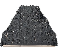 Сеть декоративная маскировочная S-образная 5000x1430 мм, оксфорд 210, чёрный Tplus T020908