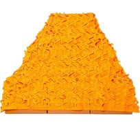 Сеть декоративная маскировочная S-образная 6000x1430 мм, оксфорд 210, оранжевый Tplus T020932