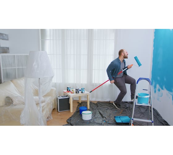 Пленка укрывная защитная 4х12.5 м, 10 мкм, полиэтиленовая XGLASS 190204