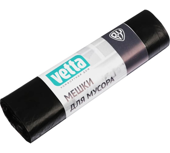 Мешки для мусора 10 шт, 120 л, рулон VETTA 449-021