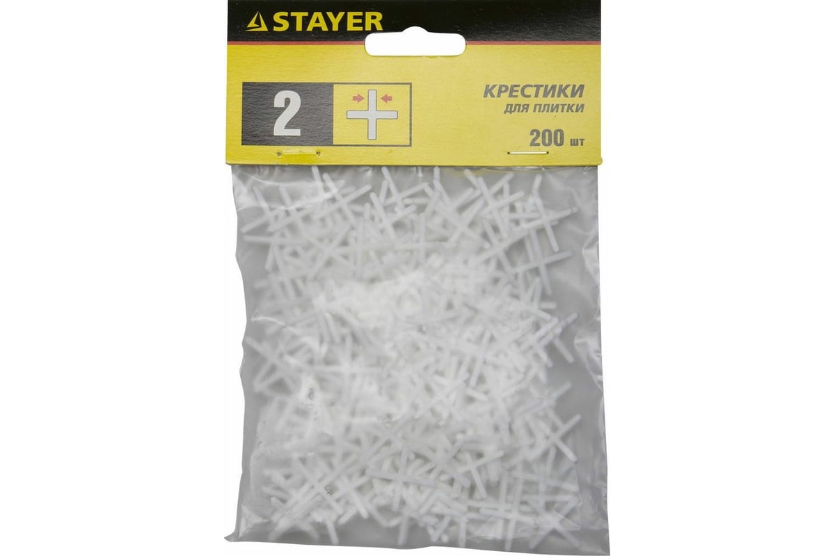 Крестики для кафеля 200 шт. (2 мм) STAYER 3380-2 - выгодная цена ...