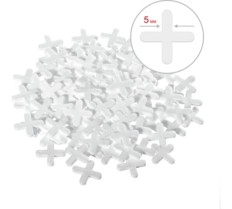 Крестики для кафеля 100 шт. (5 мм) STAYER 3380-5