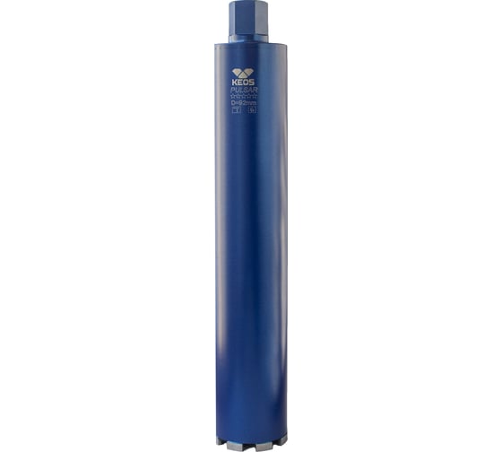 Коронка алмазная с микроударом PULSAR 92/450 мм, 1 1/4" KEOS DCL092.450 1