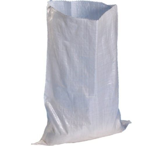 Мешок полиэтиленовый белый (100 шт; 55x105 см; продуктовый) ПОЛИМАКС 8-10-05-01 1