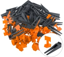 Комплект СВП зажим флажок и клин 1.5 мм по 50 шт Biber 55638 тов-215920