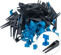 Комплект свп зажим флажок и клин 2 мм по 50 шт Biber 55640 тов-215922