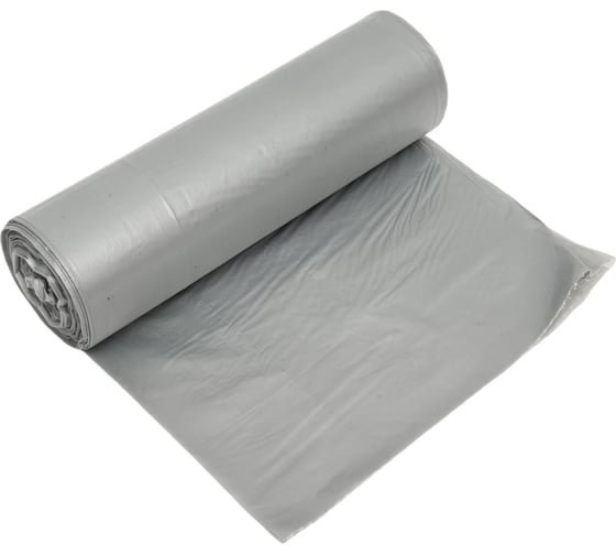 Мешки для мусора Fun Clean суперпрочные, 160 л, 10 шт., серые, пвд 16575