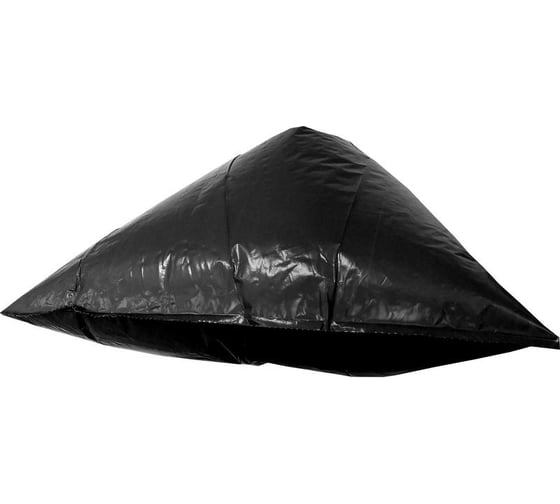 Мешки для мусора 480 л, черные, пвд, 65 мкм, в рулоне 5 шт, 130x170 см Luscan 1694303