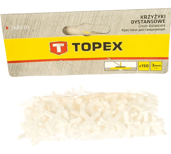 Крестики дистанционные пластмассовые TOPEX 16B530