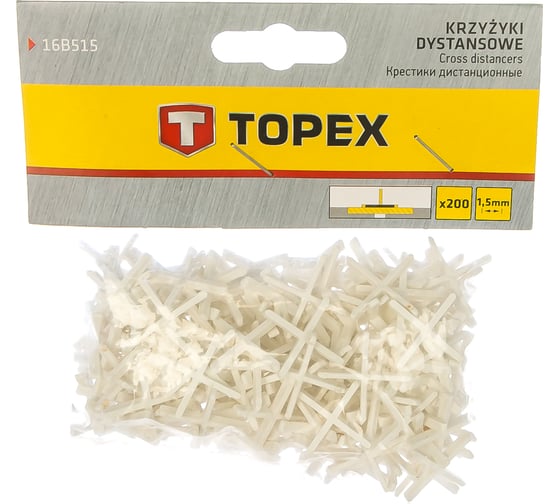 Крестики дистанционные пластмассовые TOPEX 16B515