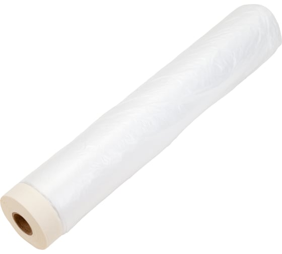 Защитная пленка с клейкой лентой Зубр ПРОФЕССИОНАЛ HDPE 10мкм 2,7х20м 12250-270-20