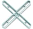 Крестики для швов RUBI 6мм, 100шт. 02036 1