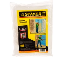 Пленка полиэтиленовая защитная (7 мкм; 4х12.5 м) STAYER 1225-07-12