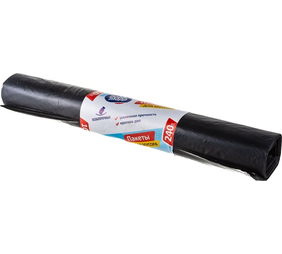 Пакеты для строительного мусора (240 л; 10 шт) FIT 69220