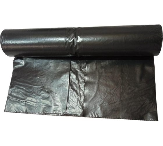 Мешки для мусора ПВД Элементари (120 л, 10 шт, 50 мкм, черные, 70x110 см) ООО Комус 1664497