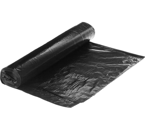 Мешки для мусора ПВД Эконом (240 л, 20 мкм, 10 шт, черные, 86x125 см) ООО Комус 1723514
