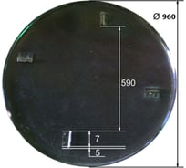 Диск (960 мм) для заглаживающей машины DMD1000 ТСС 073117