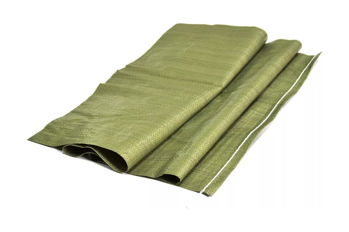 Мешок для строительного мусора 95x55 см, зеленый, 100 штук ВОЛГА ...