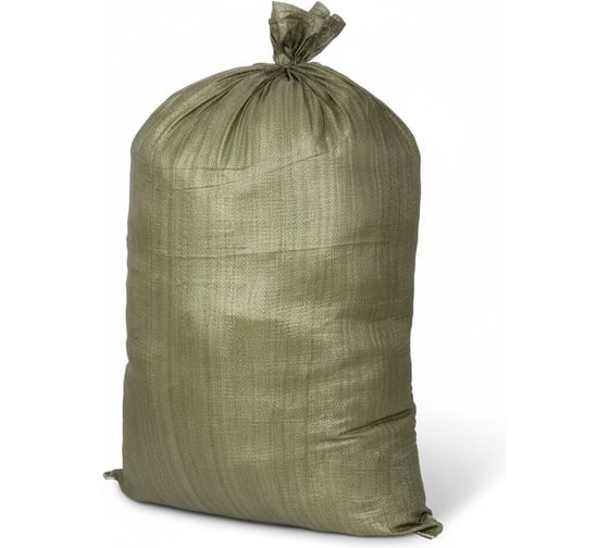 Мешок для строительного мусора 95x55 см, зеленый, 20 штук ВОЛГА ПОЛИМЕР Т87МП20 1