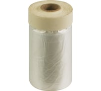 Пленка укрывная с клейкой лентой (15 м; 2700 мм; 10 мкм) FIT IT 11871