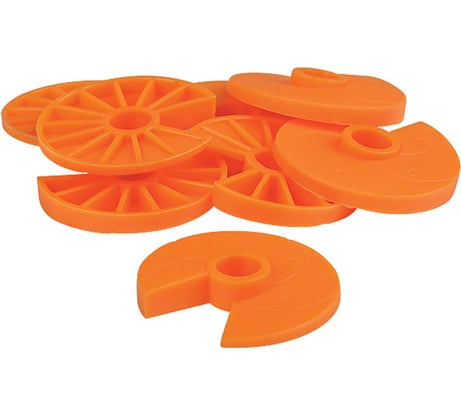 Клинья для кафеля круглые (15 шт; 1-5 мм) КУРС 16770