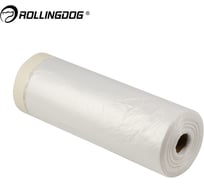 Пленка укрывная защитная с малярной лентой 1.1х30 м Rollingdog 80499