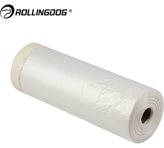 Пленка укрывная защитная с малярной лентой 1.1х30 м Rollingdog 80499