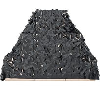 Маскировочная сеть S-образная 40000x1430 мм, оксфорд 210, черный Tplus T022312