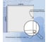 Тент полог ПВХ 2x2 м, 630 г/м², влагостойкий, синий ПК ЭЛИТТЕНТ 2X2PVC630DBL 3